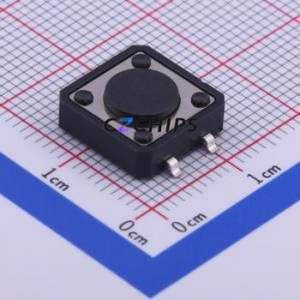 TS-1103S Tactile Switch SMD,12x12mm Switch Single Pole Single Throw Round Button 2.5N Vertical Mount - Product Image 1