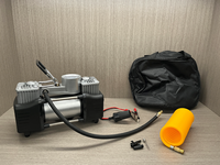 Tire Inflators DC 12v Car Air Pump Heavy Duty Double Cylinder Car Air Compressor Tyre Inflator for Car