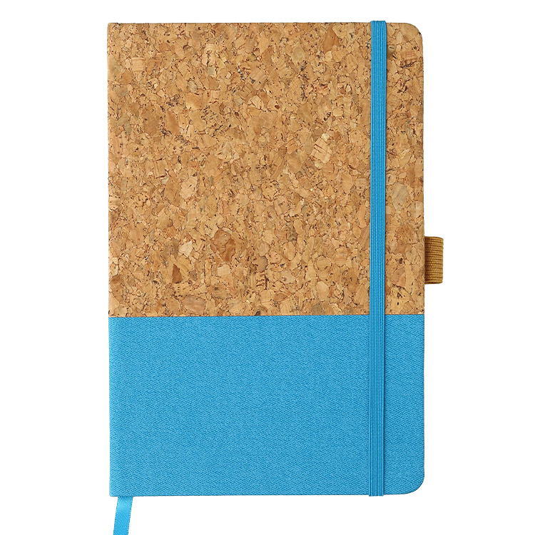 Carnet De Notes Korok Diary - Couverture Liège, 80 Pages Lignées, 150x210 Mm, élastique Et Ruban Marque-page
