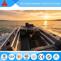 Bateau de pêche professionnel en aluminium avec un aspect sportif moderne