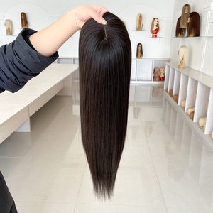 ท็อปเปอร์ผมแท้ Remy แบบไหม ระบายอากาศได้ดี ท็อปเปอร์แบบคลิปติด - Product Image 4