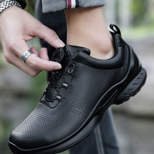 Zapatos de Seguridad Transpirables para Hombre con Hebillas Automáticas, Tacón Bajo, Calzado de Trabajo para Exteriores, Resistentes a Pinchazos, Ligeros e Informales - Product Image 3