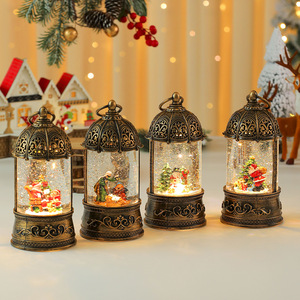 Christmas music box, gold-painted birdcage, <b>crystal</b> <b>ball</b>, Christmas gift, Christmas decoration, ornament for girlfriend or - Product Image 3