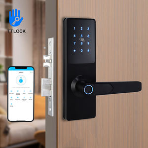 Serrures de porte intelligentes durables en alliage de zinc imperméables de conception originale et fabrication personnalisée pour les appartements - Product Image 1