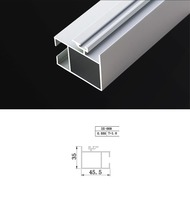 Peinture en aérosol d'oxydation professionnelle de profil d'extrusion d'aluminium d'Ouganda de couleur bronze de série 6000 pour des portes et des fenêtres