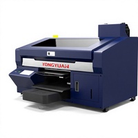 Imprimante rotative UV 3D en relief professionnelle pour objets cylindriques, machine d'impression pour bouteilles d'eau et verres à vin avec effet vernis brillant