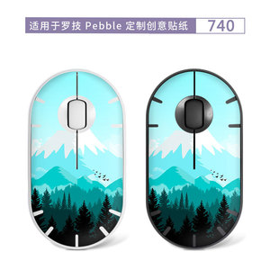 Logitech Pebble Mouse สติกเกอร์ป้องกันการออกแบบสีชมพูลาย KAWS สำหรับเมาส์ออปติคอลไร้สาย - Product Image 4
