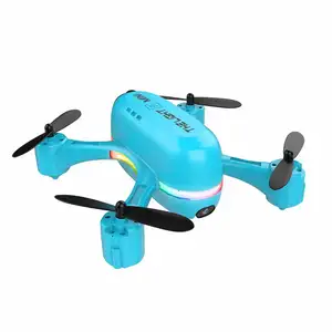 Kleurrijke Mini Flyer V6 Beginner Drone 4K Camera Afstandsbediening Oogverblindend Licht Drone Uav Speelgoed Cadeau