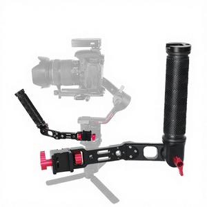 Impugnatura in Lega di Alluminio per Riprese a Basso Angolo, Maniglia per Gimbal DJI Ronin RS3/RS2/RSC2 - Attacco NATO, Cold Shoe, Filettatura 1/4 - Product Image 5