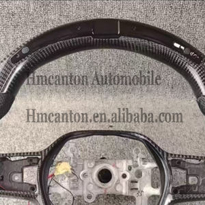 Quality Wholesale Carbon Fibre Perforated Leather LED Car Steering <b>Wheel</b> for Honda Civic 11th Car Steering <b>Wheel</b> - Product Image 3