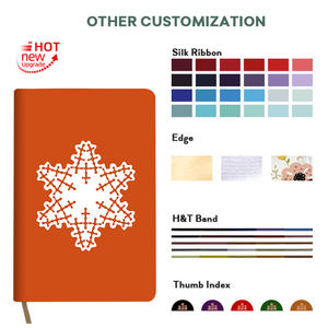 Service d'impression de livres de <span class=keywords><strong>la</strong></span> <span class=keywords><strong>Bible</strong></span> avec couverture personnalisée en estampage à chaud écologique de nouvelle génération avec différentes versions pour femmes - Product Image 3