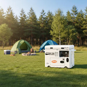 גנרטור דיזל נייד שקט 7.5 קילוואט 8 קילוואט 8.5 קילוואט מקורר אוויר 50/60 הרץ חד פאזי מונע על ידי JDP1100FE לשימוש מסחרי - Product Image 5