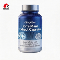 Extrait de Crinière de Lion en Capsules Dures – Polysaccharides Standardisés – Extrait de Corps Fruité – Soutien Cognitif pour Adultes