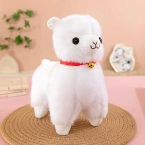ตุ๊กตาแกะอัลปาก้าการ์ตูนน่ารักขนาดเล็ก บรรจุใยฝ้าย PP คุณภาพสูง ของเล่นตุ๊กตาขนนุ่มแบบสั่งทำพิเศษ บรรจุในถุง OPP ขายส่ง - Product Image 3