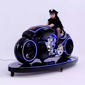 Sculpture de moto lumineuse grandeur nature en fibre de verre, décoration dynamique pour KTV, bars, discothèques et salles de spectacle - Product Image 6