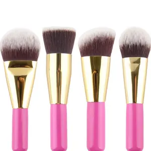 4 Cái Kabuki Brushes Tổng Hợp Tóc Công Cụ Trang Điểm Make Up Brush Set Travel Kit