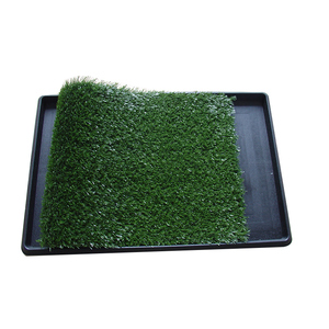 Bandeja de entrenamiento para orinal de perro lavable con alfombrilla de césped artificial de plástico para interiores y exteriores, almohadillas para orinar para cachorros, fábrica al por mayor - Product Image 6