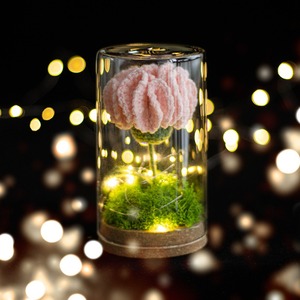 Productos de Girasol Tejidos a Mano Personalizados, Flor Eterna, Luz Nocturna, Decoración de Escritorio, Cubierta Antipolvo, Botella Decorativa, Regalo - Product Image 2