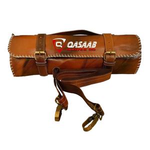 Couteau en cuir Roll Bag Couteaux personnalisés Poches de rangement Roll Organizer Chef Bag for Knife Tools - Product Image 1