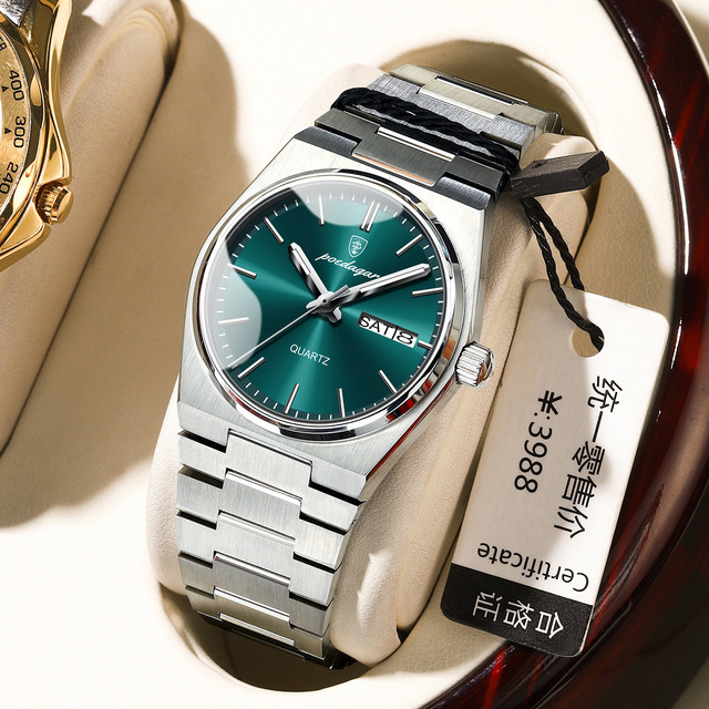 Poedagar 786 Women's Luxury Stainless Steel Quartz Watch Waterproof Luminous Date with Elegant Business or Fashion Style