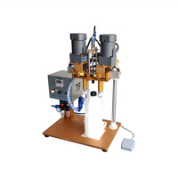 Équipement de bouchage semi-automatique pour flacons en plastique pour animaux de compagnie, avec système de serrage manuel, pour flacons de parfum, machines de bouchage à vis