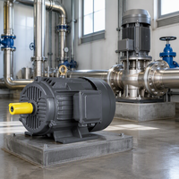 Moteur à induction triphasé IP55 en fonte TEFC 50Hz 4kw 380v pour pompe de puits profond