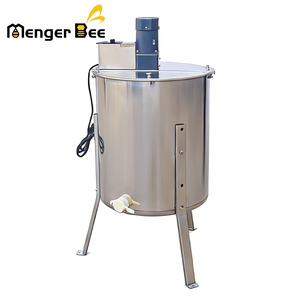 Extracteur de miel électrique radial en acier inoxydable Menger Bee 3 cadres Dadant pour apiculture - Product Image 2