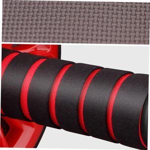 Rouleau abdominal robuste avec genouillère, roue solide pour les exercices de renforcement musculaire dans la salle de sport <span class=keywords><strong>ou</strong></span> à domicile - Product Image 5