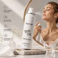 Brume Fixatrice de Maquillage Personnalisable Effet Scintillant ou Mat Longue Tenue – Spray de Finition pour Fond de Teint Adapté à Tous Types de Peau