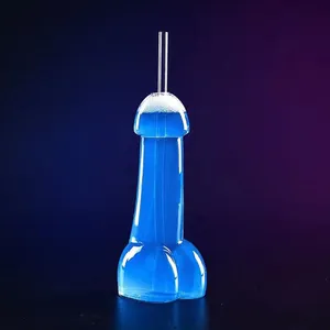 Gobelets en verre Sexy pour petit ami 150ml verre à shot en forme de pénis