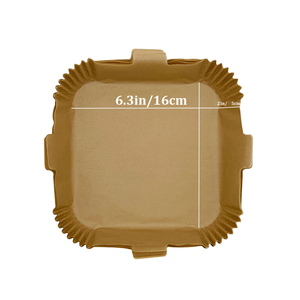 Disposable Air Fryer Paper Liner with Handle <strong>Easy</strong> Take Out, <strong>Baking</strong> Paper for Air Fryer Non-stick, Parchment Paper - Product Image 3