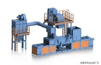 Machine de sablage automatique à bande maillée haute productivité pour le décapage de la rouille et le renforcement de surface des petites pièces