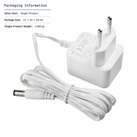 Adaptateur secteur mural AC/DC 5V2A 12V1A 24V0.5A 12W, type de prise PC, alimentation pour boîtier