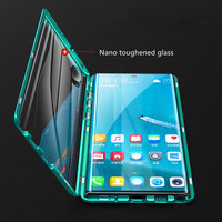 360 coque de téléphone en métal à adsorption magnétique complète pour Samsung Galaxy S20 Note 20 Ultra A50 A51 A70 A71 A50S A10 couverture
