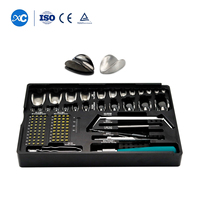 Kit médical de remplacement de prothèse de genou orthopédique vétérinaire Ensemble d'instruments de remplacement de rainure rotulienne (PGR) pour la chirurgie animalière
