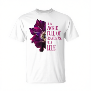 T-shirt Anemone unisexe pour adulte, manches courtes, col rond, impression numérique, pour réunions de famille et fêtes - Product Image 2