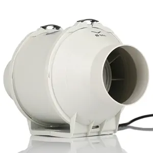 4インチダクト空気吸引ファンサイレントトイレ抽出ファンホームシアターシステムHF-100Pバスルームキッチン排気装置
