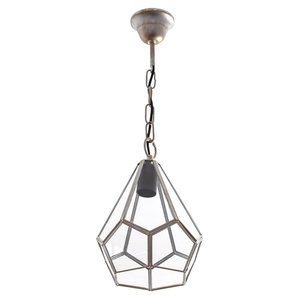 Lampadario in oro 1xE27, dimensioni 20x20 cm, ideale per illuminazione decorativa e ambientazione in spazi interni. - Product Image 1