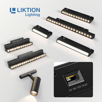Les fabricants fournissent un système d'éclairage sur rail magnétique en aluminium à température de couleur personnalisée 3000K 4000K 6000K, éclairage sur rail magnétique LED