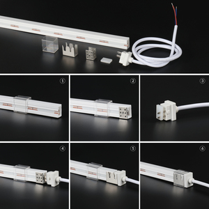 Tubo de luz de tira de neón <span class=keywords><strong>LED</strong></span> Flexible personalizado N1220D IP68 cuerpo de silicona impermeable para letreros de neón para iluminación de piscina - Product Image 6