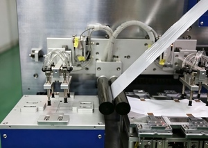 Lab Semi-automatic Z-folding Stacking Machine for Lithium Ion <b>Battery</b> Cell R&d and Sample Production - Product Image 3