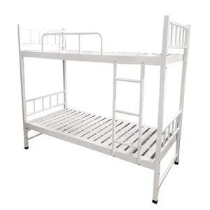 All Steel Bunk Bed <b>2060</b>*900*500mm Industrial Design Dormitory Bed Adult Use - Product Image 1