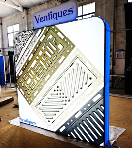 Tùy chỉnh 10x10 vải LED hộp đèn hiển thị gian hàng nhôm Modular thiết kế không khung cho triển lãm Thương mại và triển lãm - Product Image 2