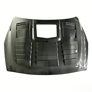 Capot moteur transparent en fibre de carbone sèche pour Nissan GT-R R35 2009-2016, pièces de tuning pour la carrosserie avant - Product Image 1