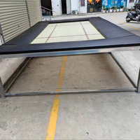 Trampolín Profesional Personalizable de Acero y PVC, para Interiores y Exteriores, Equipo de Ejercicio para Niños y Adultos