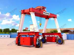 이중 거더 RTG 이동식 고무 타이어 갠트리 크레인 2년 보증 포함 - Product Image 3