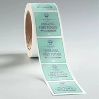 Étiquettes autocollantes personnalisées imperméables pour bouteilles, impression en usine, étiquettes en rouleau adhésives, vente en gros, OEM, ODM, autocollants d'emballage pour marquage