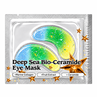 Masque pour les yeux en hydrogel, squalane hydratant, réduction des ridules, éclaircissement du teint, personnalisation en petites séries, votre logo