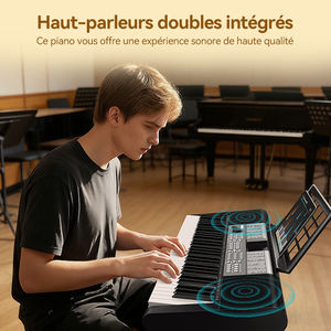 Terence Sp611 Clavier Électronique Multifonctionnel de Haute Qualité à 61 Touches, <span class=keywords><strong>Piano</strong></span> Éducatif - Product Image 2