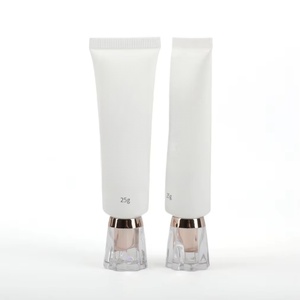 Tubo de Envase de Crema de Manos Blanco Vacío de 25g al por Mayor con Tapa de Rosca Acrílica, Plástico Impreso con Logotipo Personalizado para el Cuidado de la Piel - Product Image 6